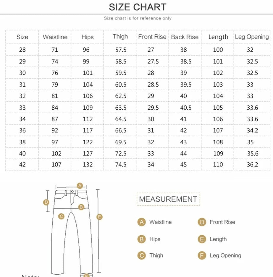 Brand Men Jeans Slim Fit Skinny Denim Jeans Designer Elastic Straight Jeans Stretch Trousers Jeans for Men