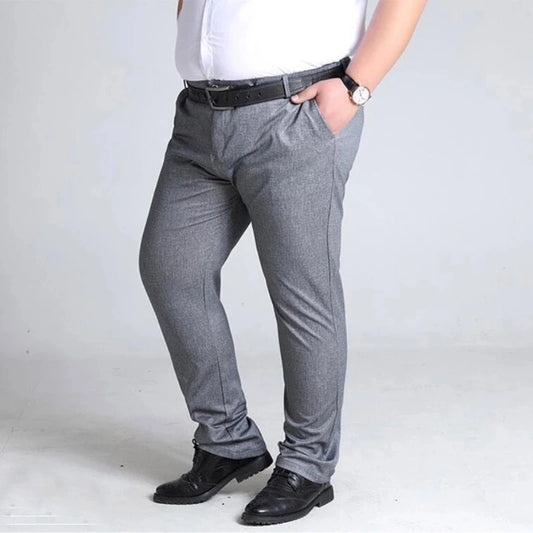 Spring Autumn Men Pants 10XL Waist 140Cm 5XL 6XL 7XL 8XL 9XL Weight 145Kg Large Size Pants Men